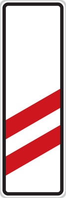 Dopravní značka Návěstní deska (160 m)