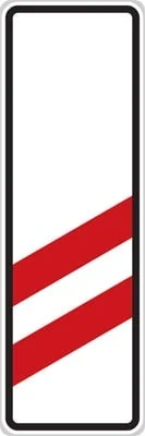 Dopravní značka Návěstní deska (160 m)