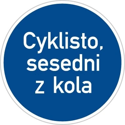 Dopravní značka Jiný příkaz
