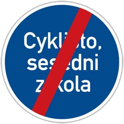 Dopravní značka Konec jiného příkazu