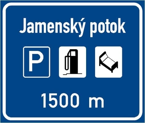 Dopravní značka Návěst před odpočívkou
