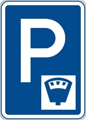 Dopravní značka Parkoviště s parkovacím automatem