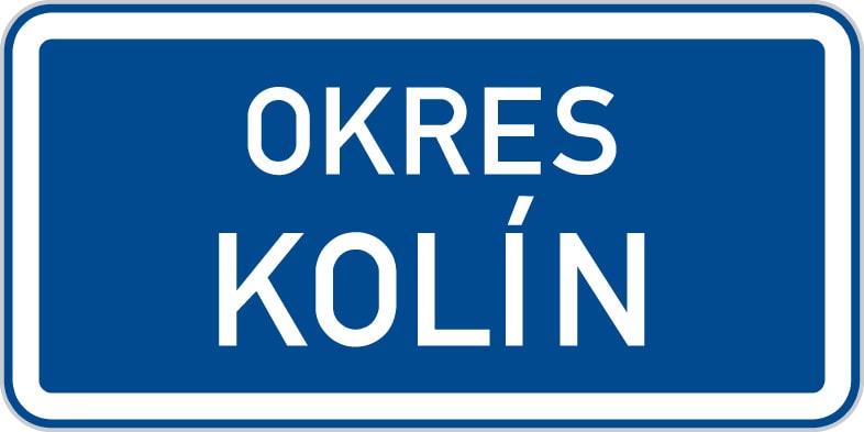 Dopravní značka Hranice územního celku