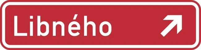 Dopravní značka Označení názvu ulice nebo jiného veřejného prostranství