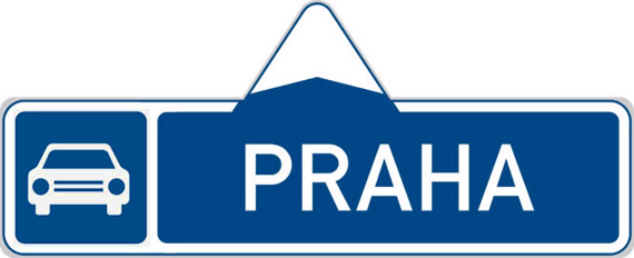 IS-2a-smerova-tabule-pro-prijezd-k-silnici-pro-motorova-vozidla-primo Dopravní značka Směrová tabule pro příjezd k silnici pro motorová vozidla přímo