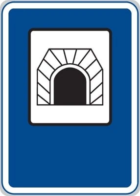 Dopravní značka Tunel