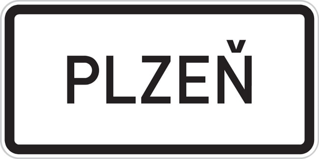 Dopravní značka Obec