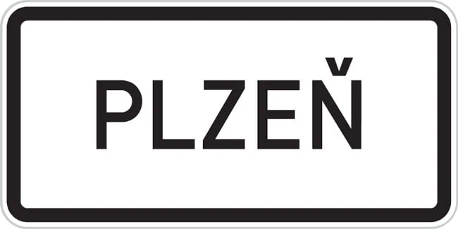Dopravní značka Obec