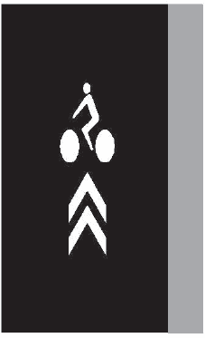 Dopravní značka Piktogramový koridor pro cyklisty