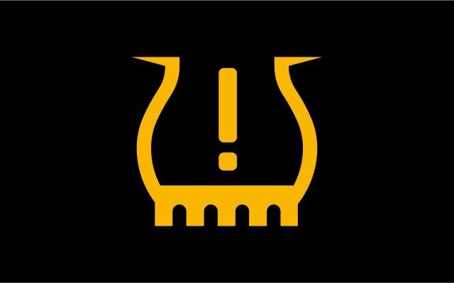 Kontrolka systém kontroly tlaku v pneumatikách (TPMS)