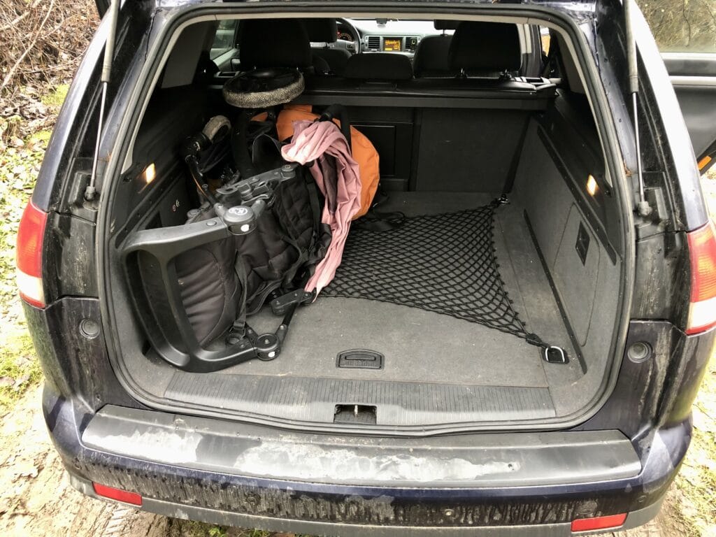 Opel Vectra C kufr kočárek