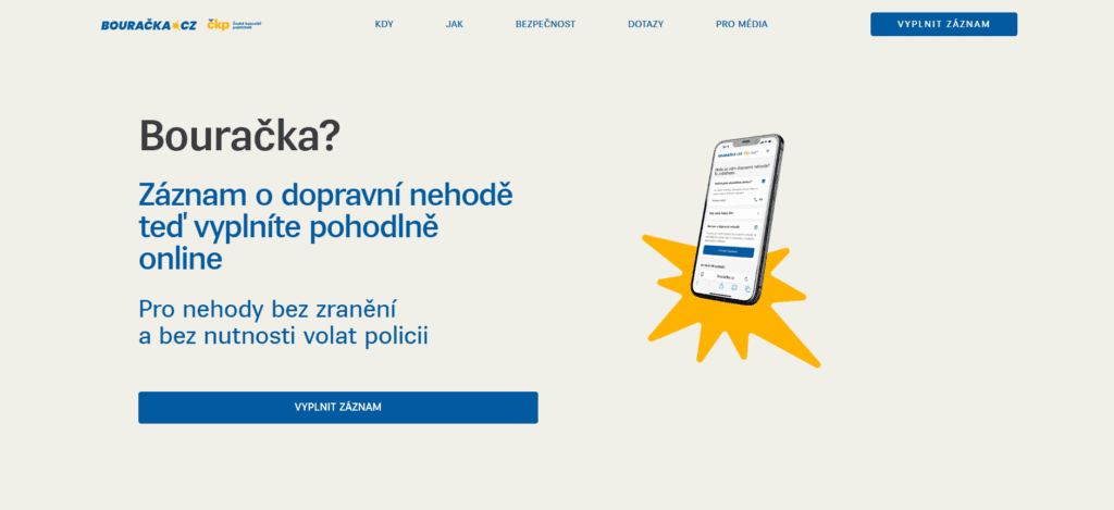 aplikace Bouracka.cz
