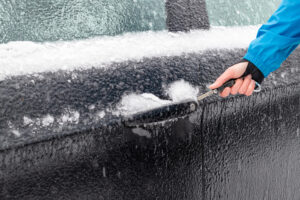 Zamrznuté zámky u dveří