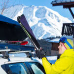 Přeprava lyží v autě pokuty