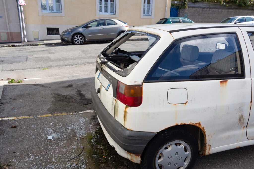 Koroze na automobilu