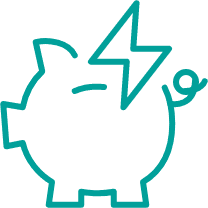 Energy Savings Icon Energy Savings Icon