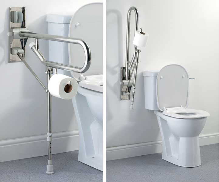 Toilet grab bars for ada, handicap and senior accessibility