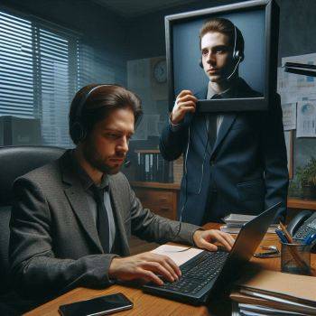 Missbrauch von GenAI: Deepfake-Tools im Darknet-Angebot Bild: Bing - KI