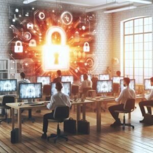 Hacked: What small businesses should do then Image: Bing - AI