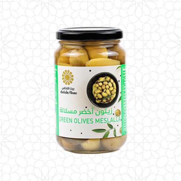 زيتون أخضر مسلل أخضر
