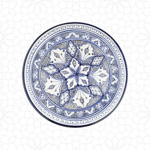 Handmade Qasria Hand Painted Art 44cm