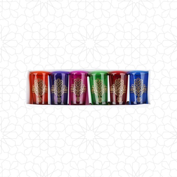 Moroccan Tea Glasses Gold