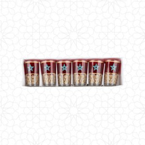 Moroccan Flag Tea Glasses