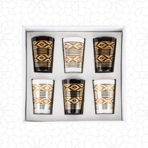 White & Black Tea Glasses