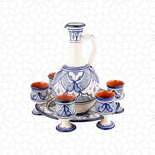 Ceramic Laban Set in Elegant Blue – Perfect for Home Dining