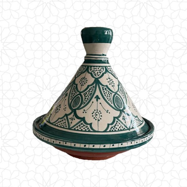 طاجن تقديم السيراميك أخضر 23 سم