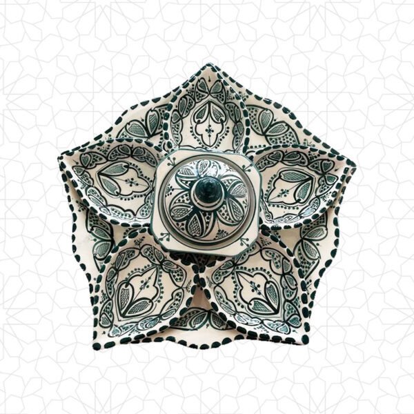 Ceramic Fera9a Nejma Green - Elegant Home Decor Piece