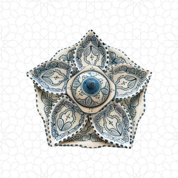 Ceramic Fera9a Nejma Baby Blue Decorative Piece