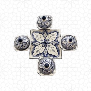 Ceramic Fera9a Touijnat Blue