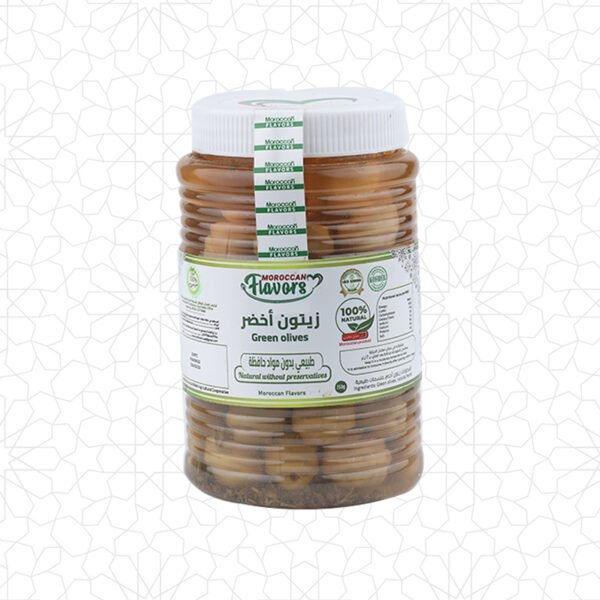 زيتون أخضر مغربي أخضر