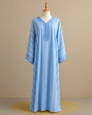 Jawhara caftan Baby Blue
