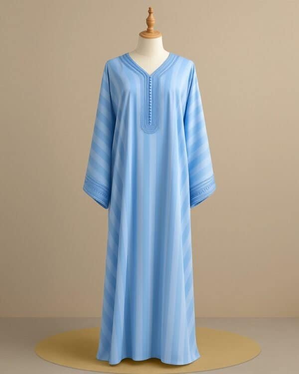 Jawhara caftan Baby Blue