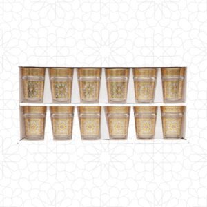 Gold & Silver Tea Glasses