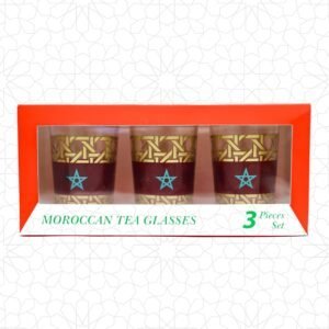 Moroccan Flag Tea Glasses