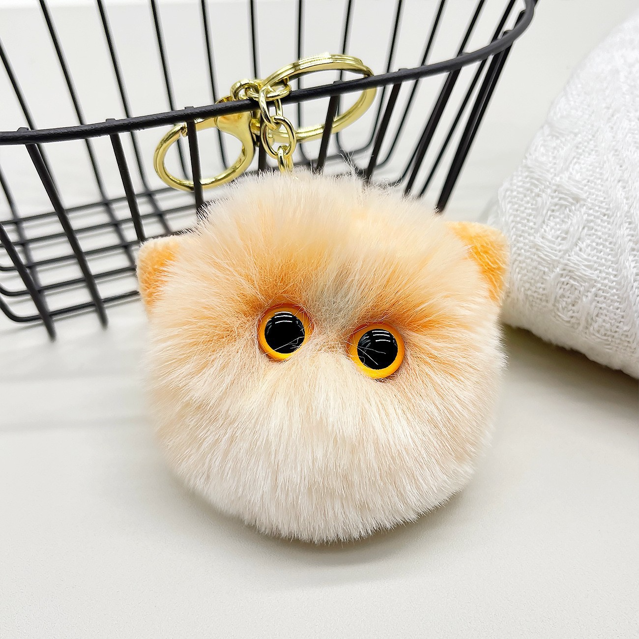 Cute cat head Keychain Pendant - Image 7