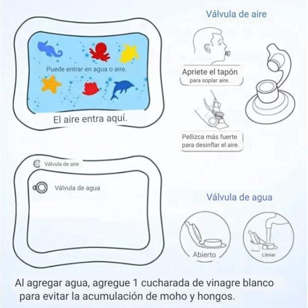 Alfombra sensorial con agua - Imagen 2