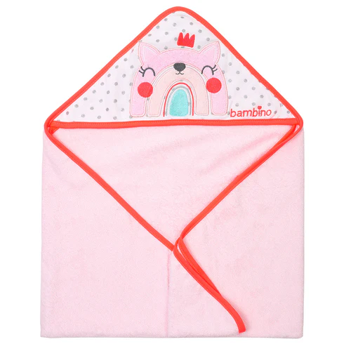 Toalla con capucha Bambino Arcoíris - Imagen 2