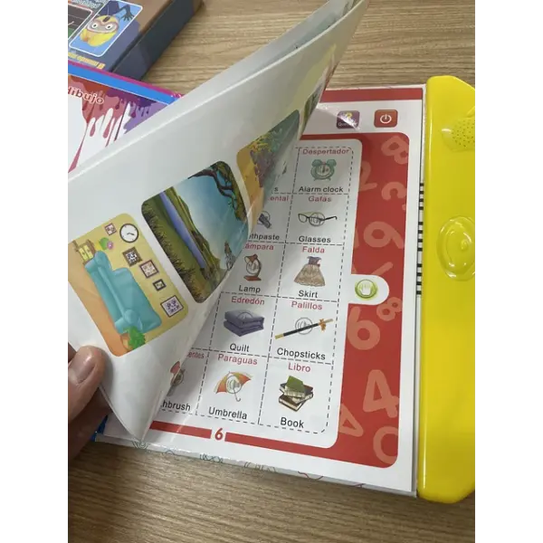 Libro aprendizaje español inglés