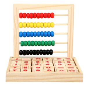 Ábaco con bloques de números