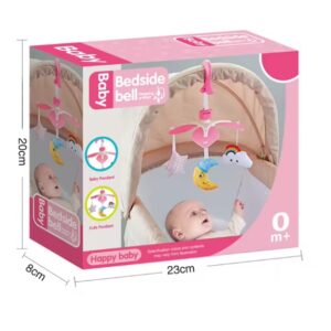 Móvil rosado para bebé