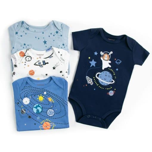 Set 4 bodys m/c Perro Astronauta