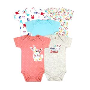 Set de 5 bodys m/c Coneja