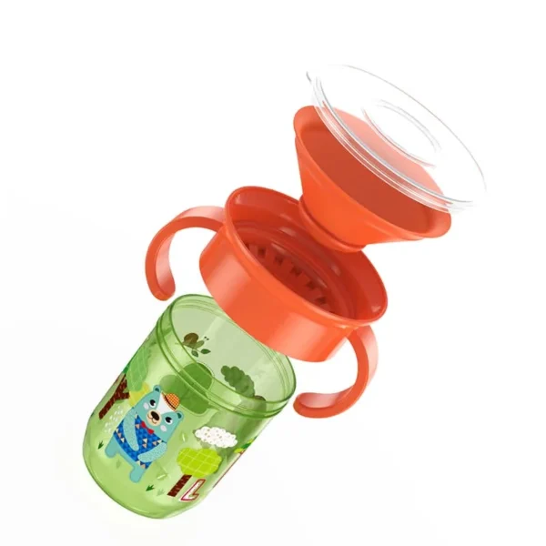 Vaso antiderrame 360° verde - Imagen 5