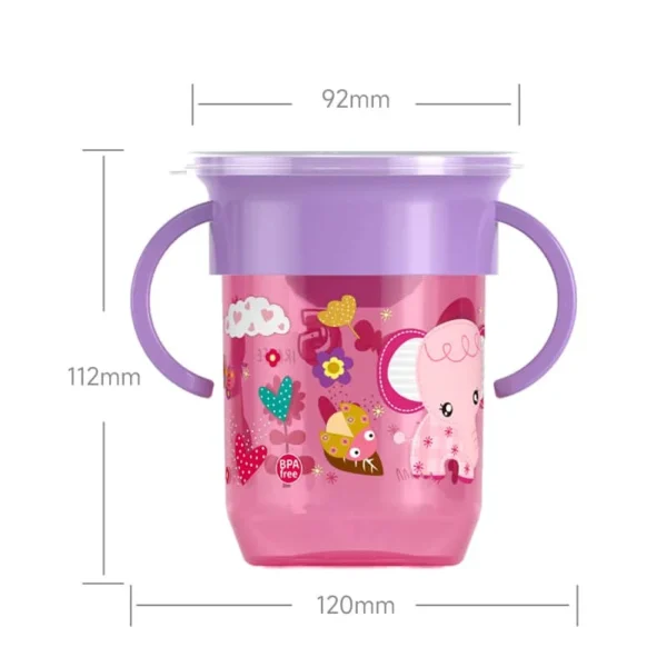 Vaso antiderrame 360° verde - Imagen 3