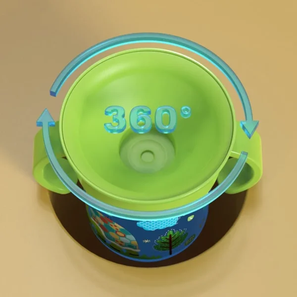 Vaso antiderrame 360° verde - Imagen 2