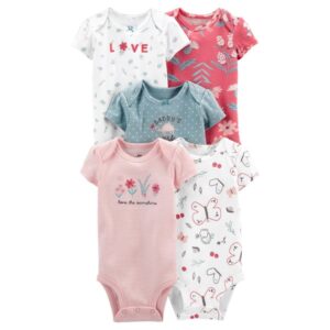 Set de 5 bodys m/c Love the Sunshine